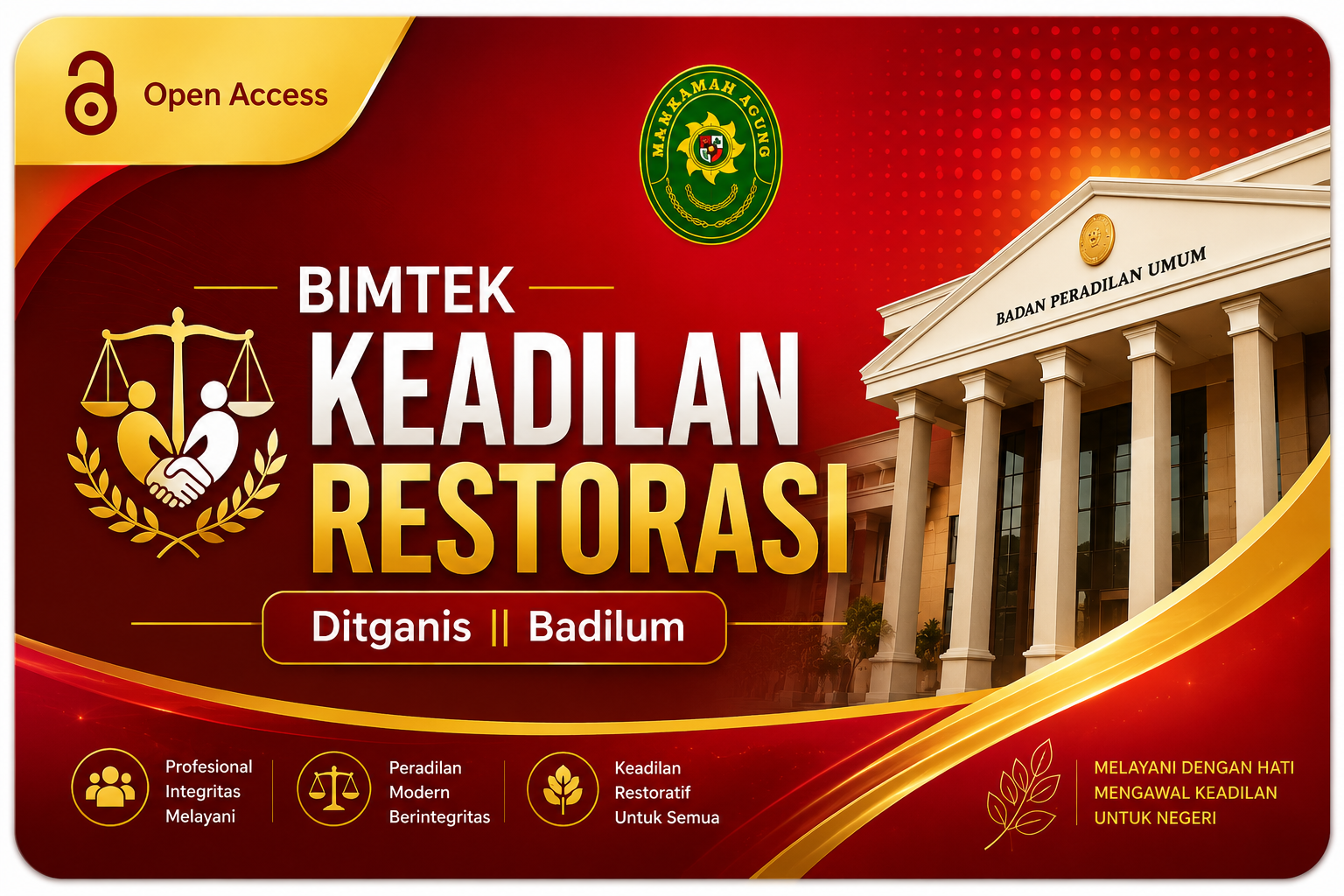 Bimtek Keadilan Restorasi Ditganis || Badilum