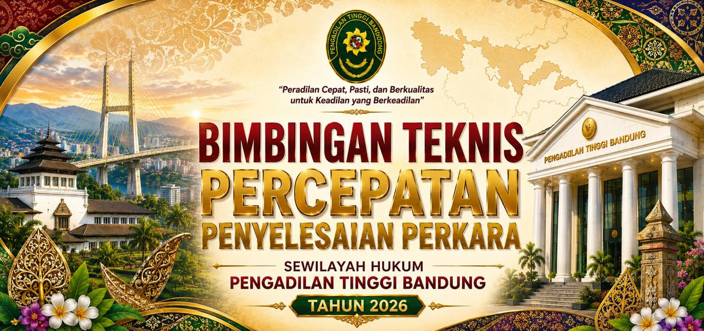 Bimbingan Teknis Percepatan Penyelesaian Perkara Pengadilan Tinggi Bandung Tahun 2026
