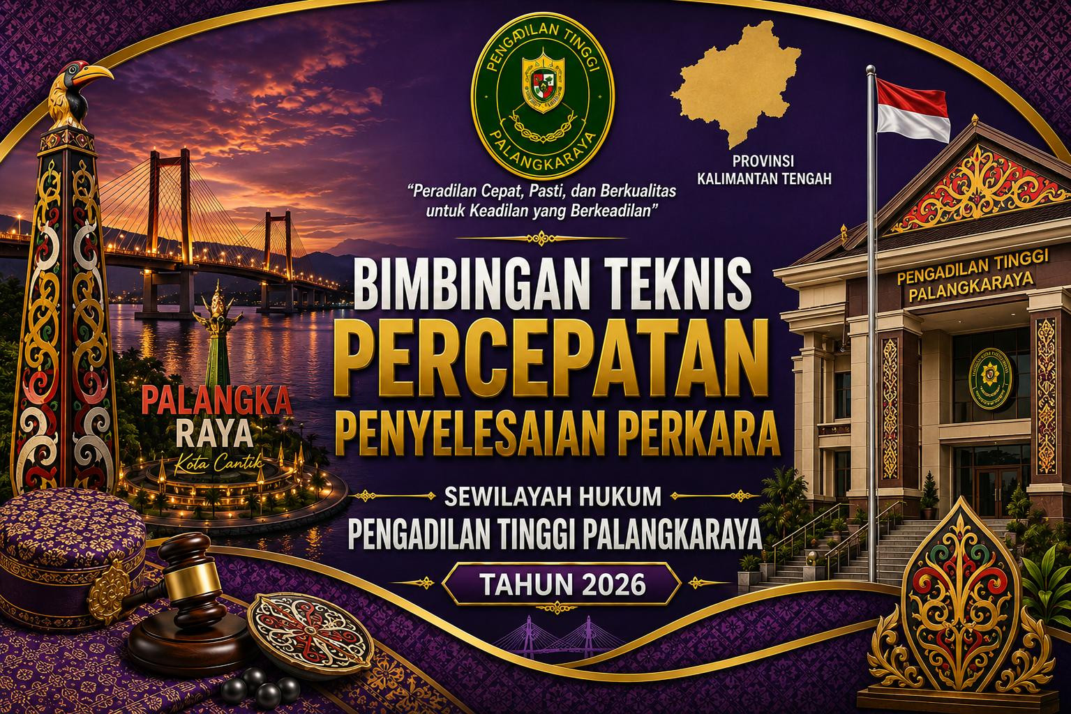 Bimbingan Teknis Percepatan Penyelesaian Perkara Pengadilan Tinggi Palangkaraya Tahun 2026